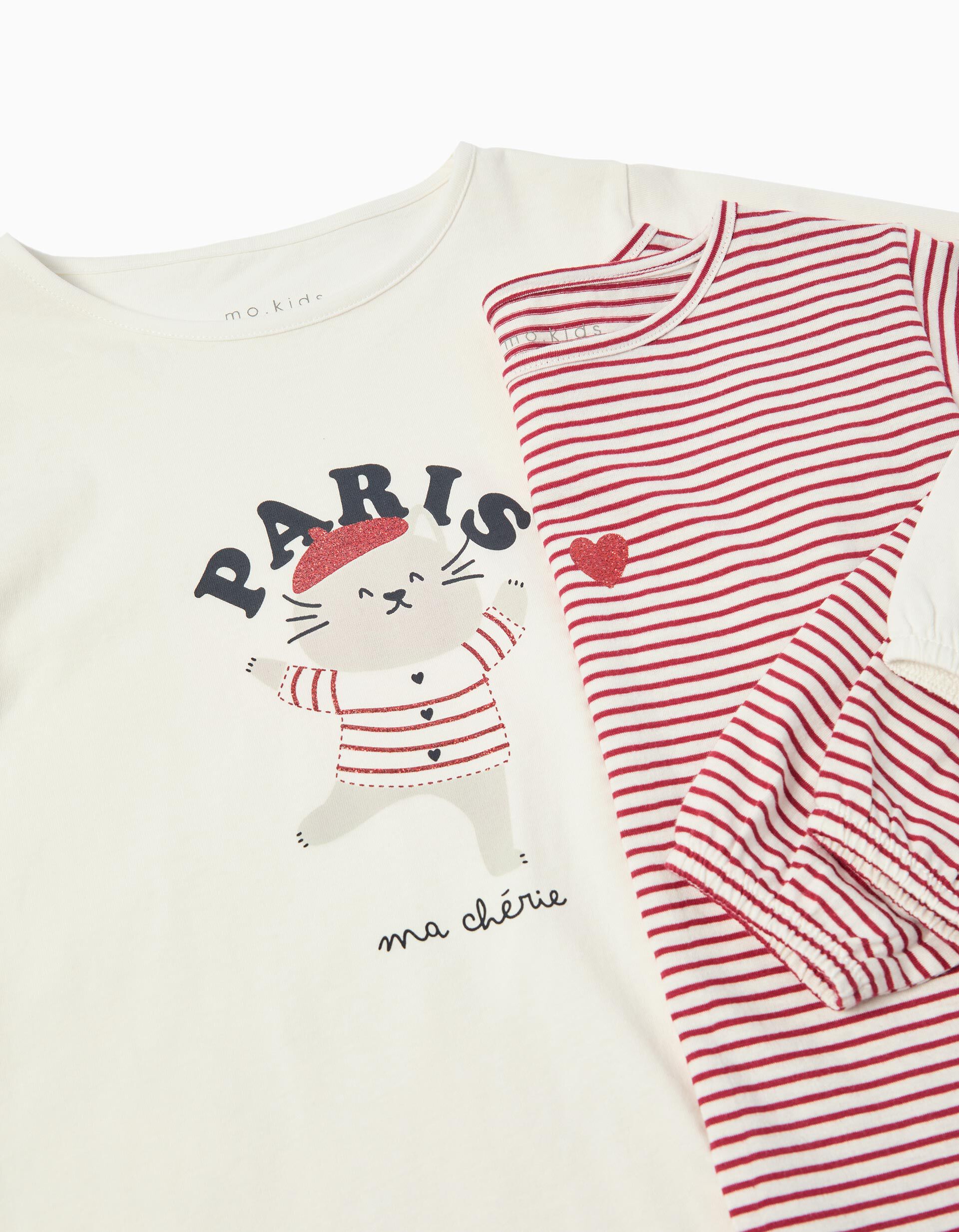 Comprar Online Pack 2 Pijamas de Manga Comprida, Menina, Multicor 