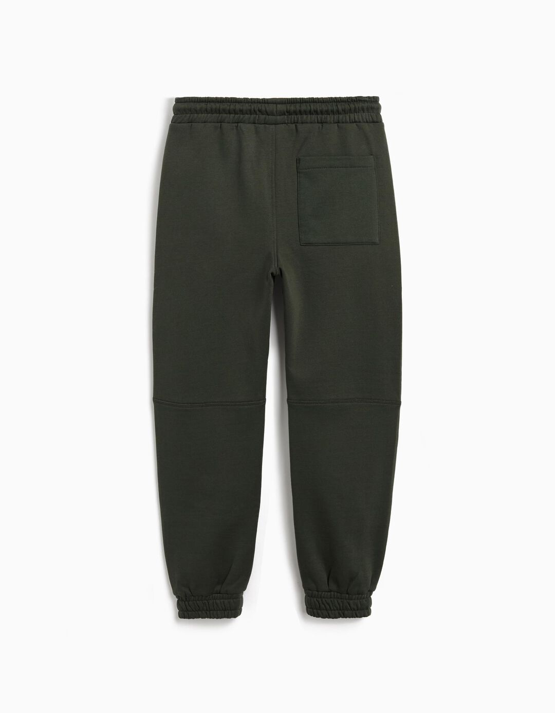 Calças de Jogging com Algodão, Menino, Verde Escuro