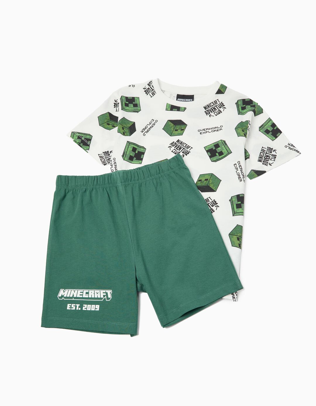 Pijama 'Minecraft', Menino, Branco