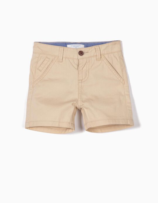 Cal&ccedil;&otilde;es Chino para Beb&eacute; Menino 'B&S', Bege