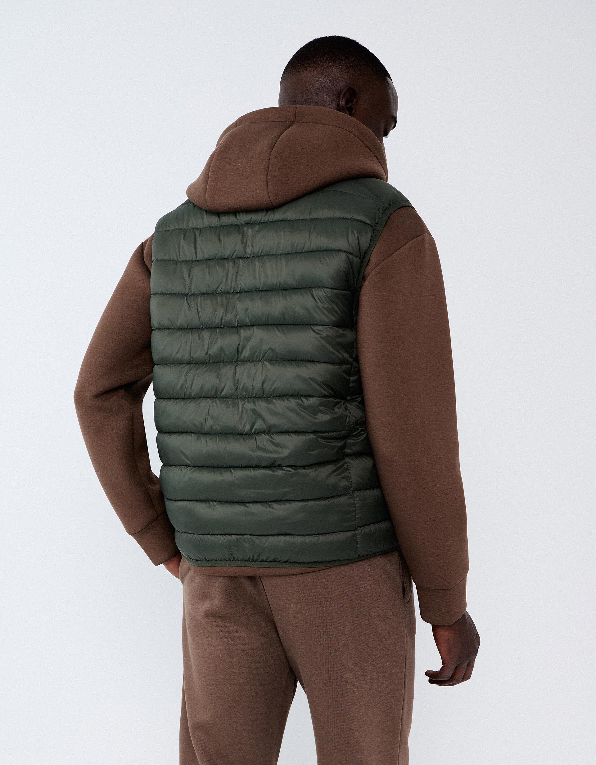 Comprar Online Colete Acolchoado Leve, Homem, Verde Escuro