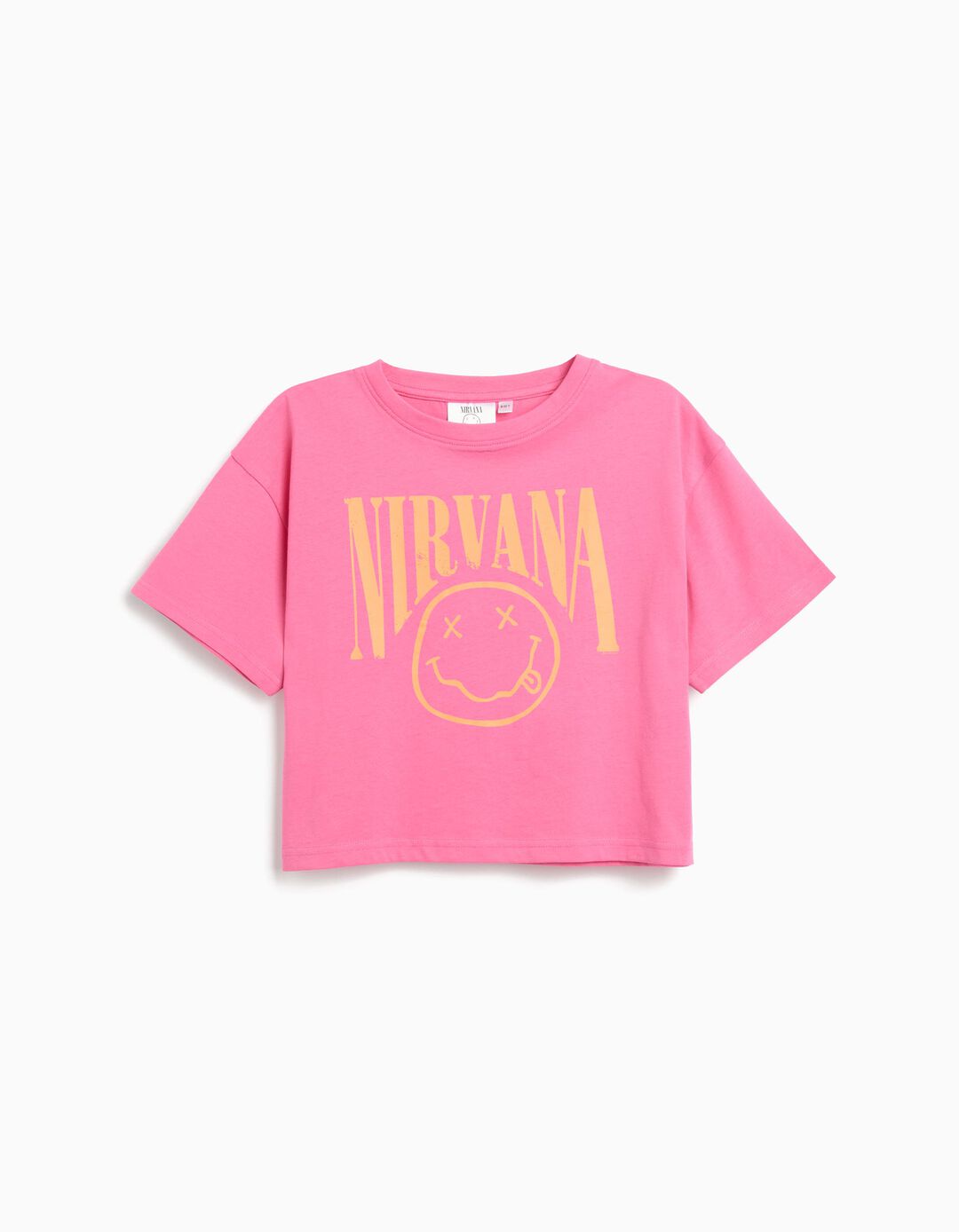 T-shirt 'Nirvana', Menina, Rosa