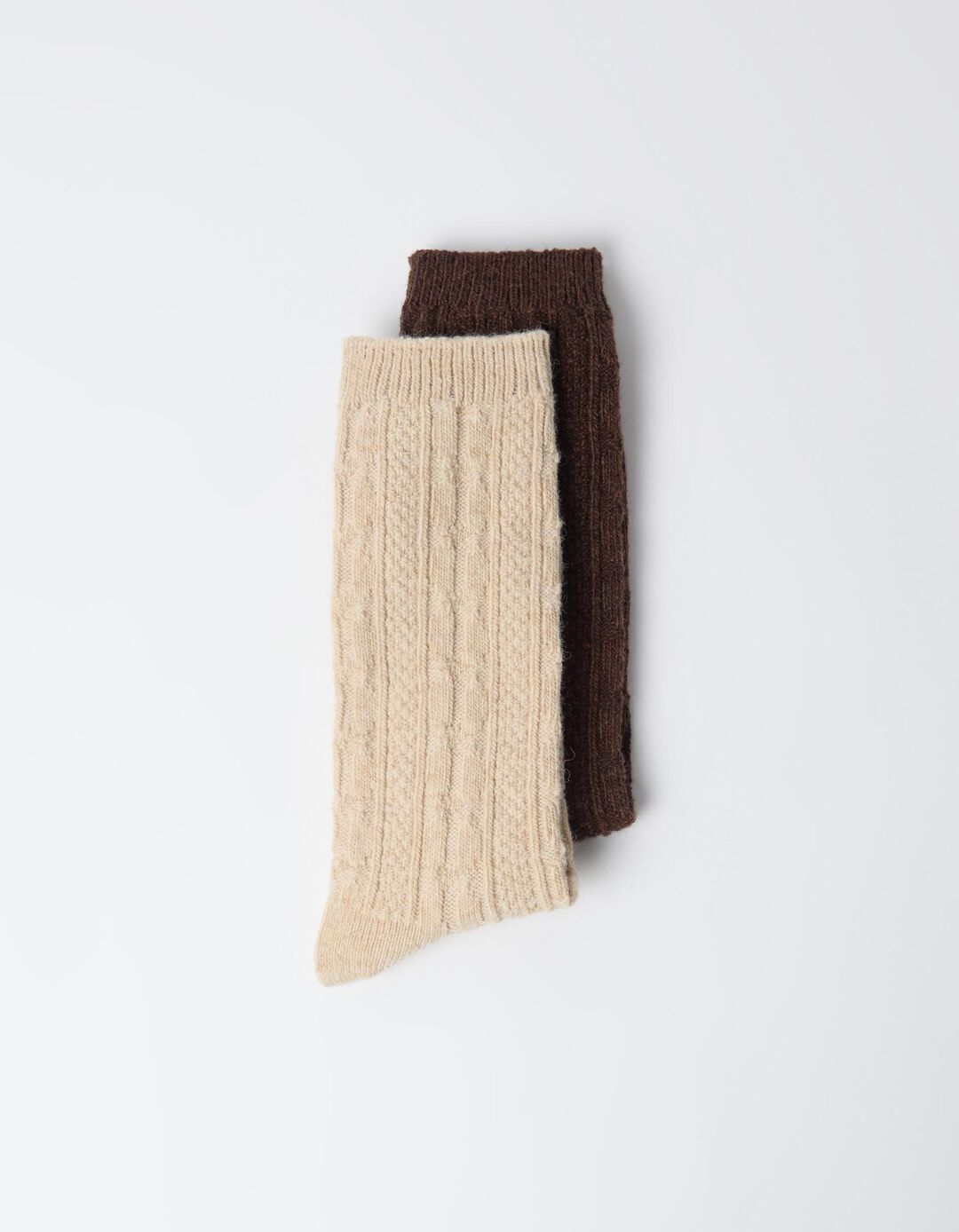 Pack 2 Pares De Meias, Mulher, Castanho