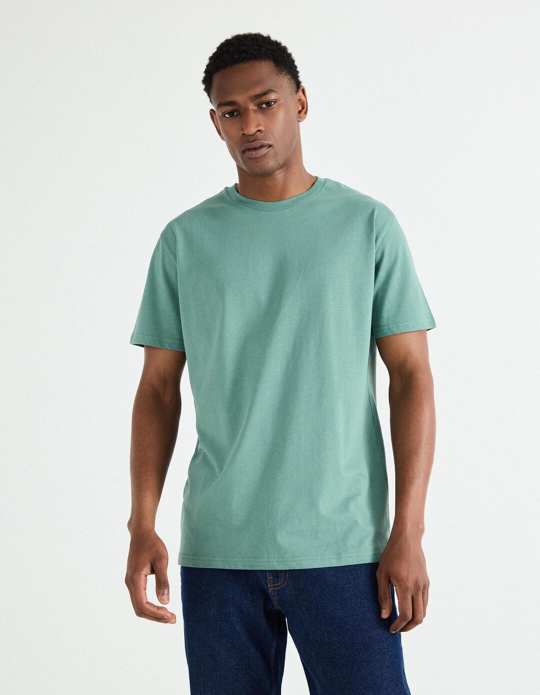 T-shirt, Homem, Verde