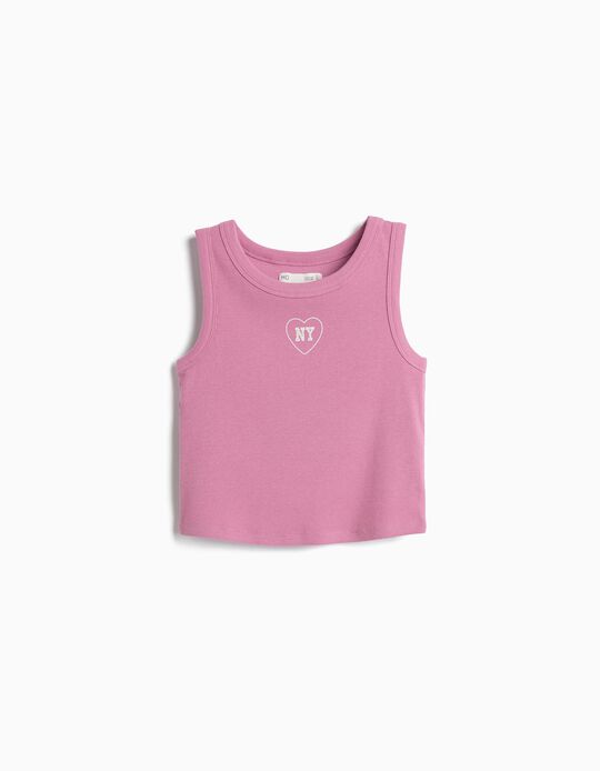 Comprar Online Tank Top Canelado, Menina, Rosa 