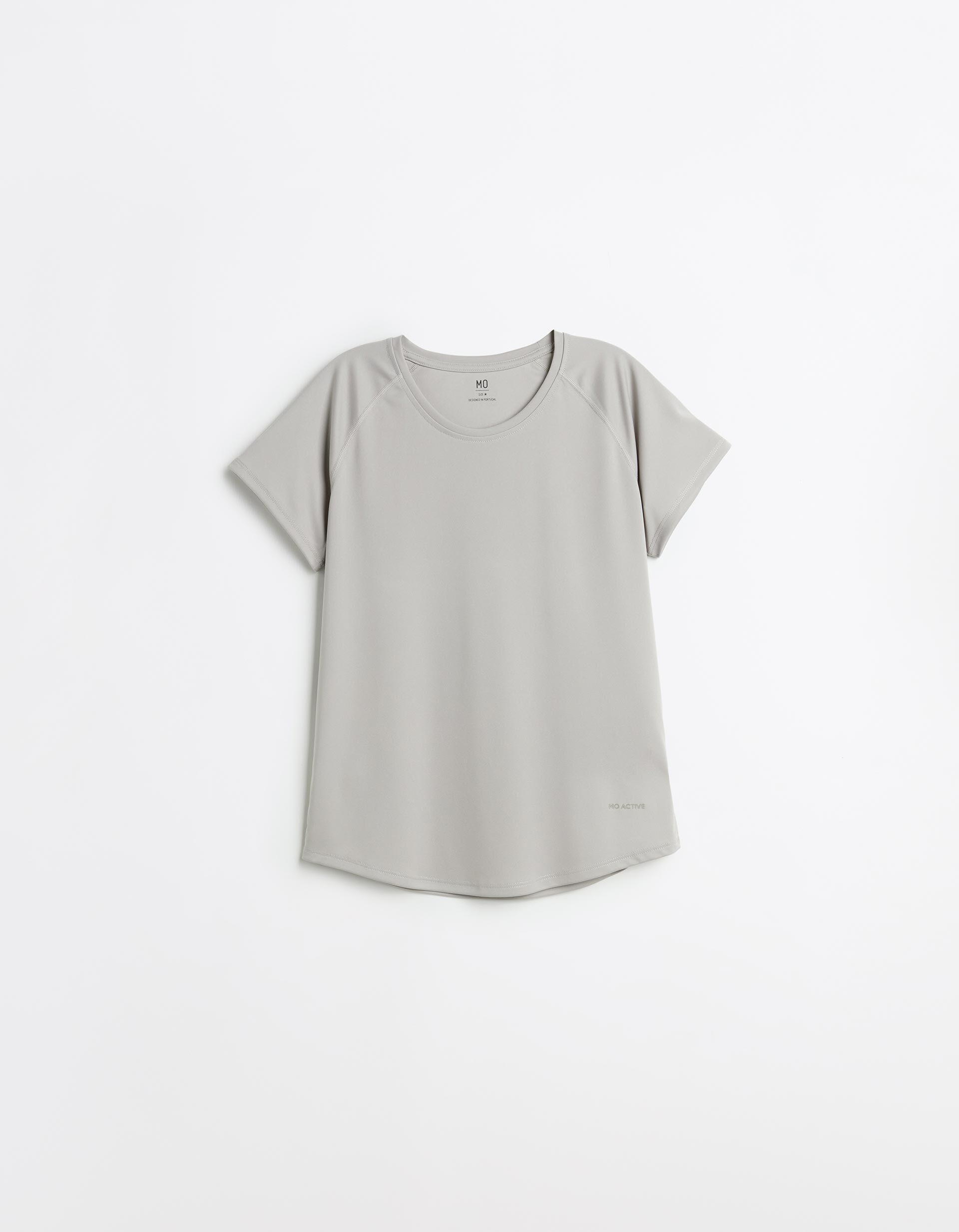 Comprar Online T-shirt de Desporto, Mulher, Cinzento Claro