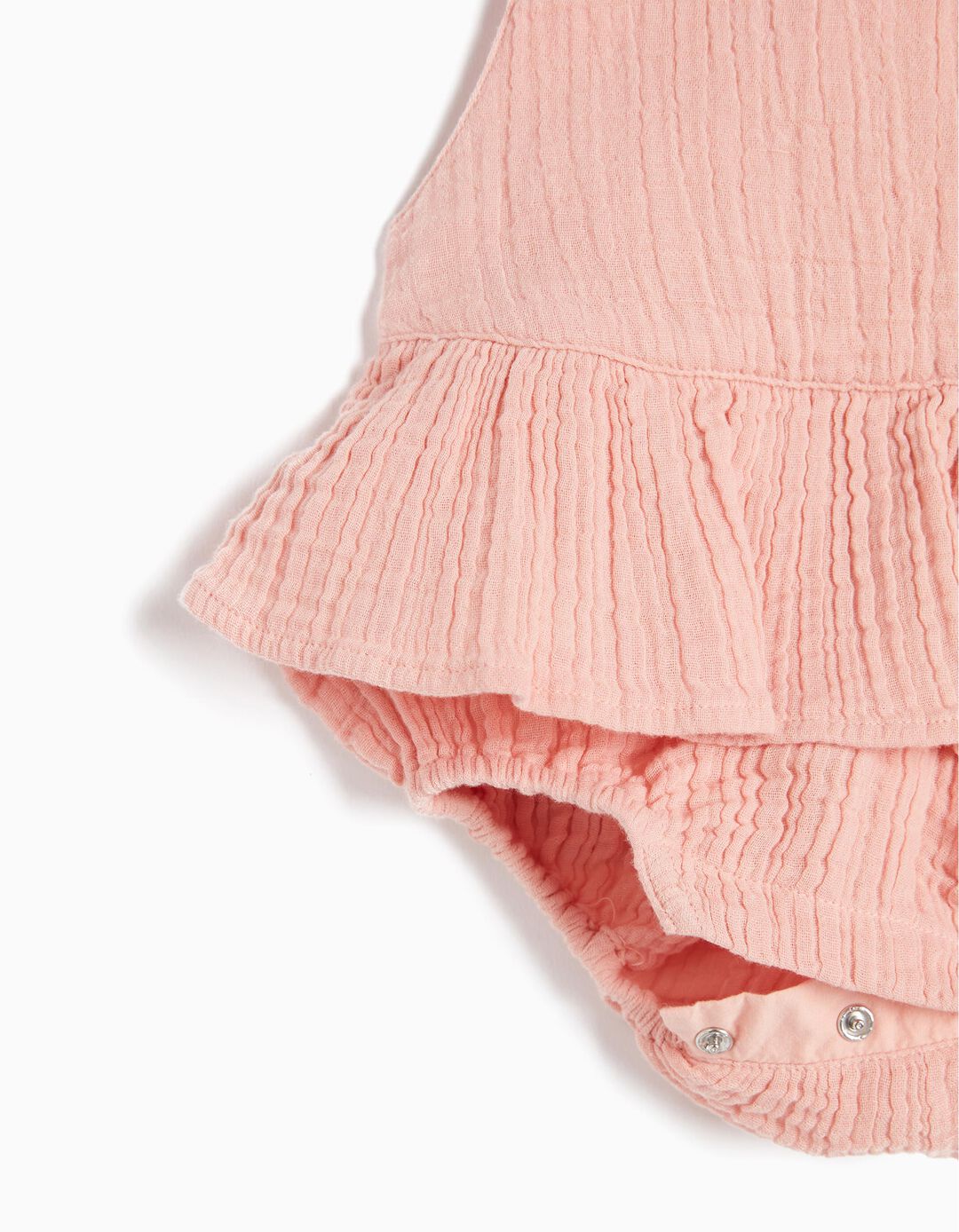 Straps Jumpsuit, Newborn Girls, Light Pink