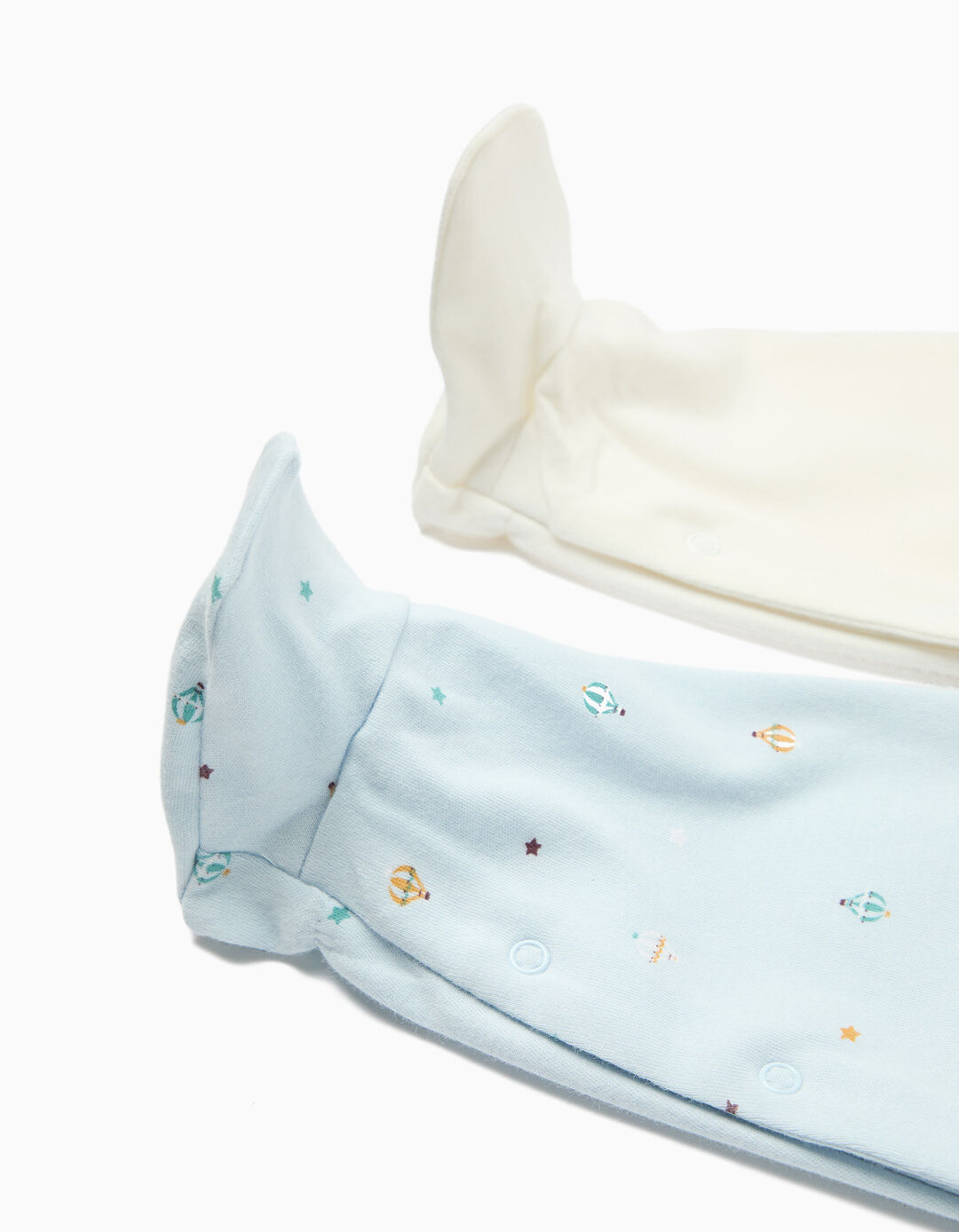 Pack 2 Babygrows, Rec&eacute;m-Nascido, Branco