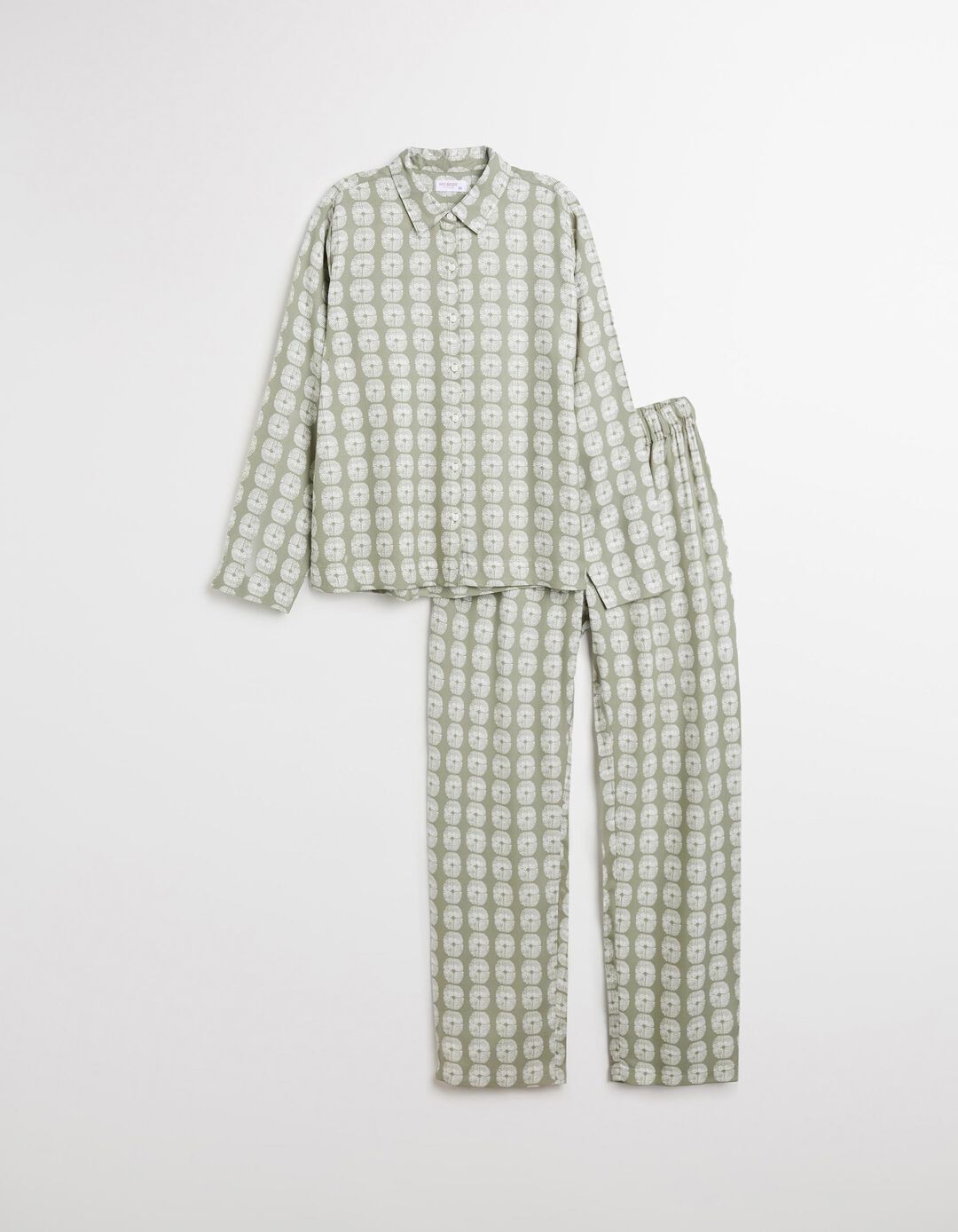 Pijama Viscose, Mulher, Cinzento Claro 
