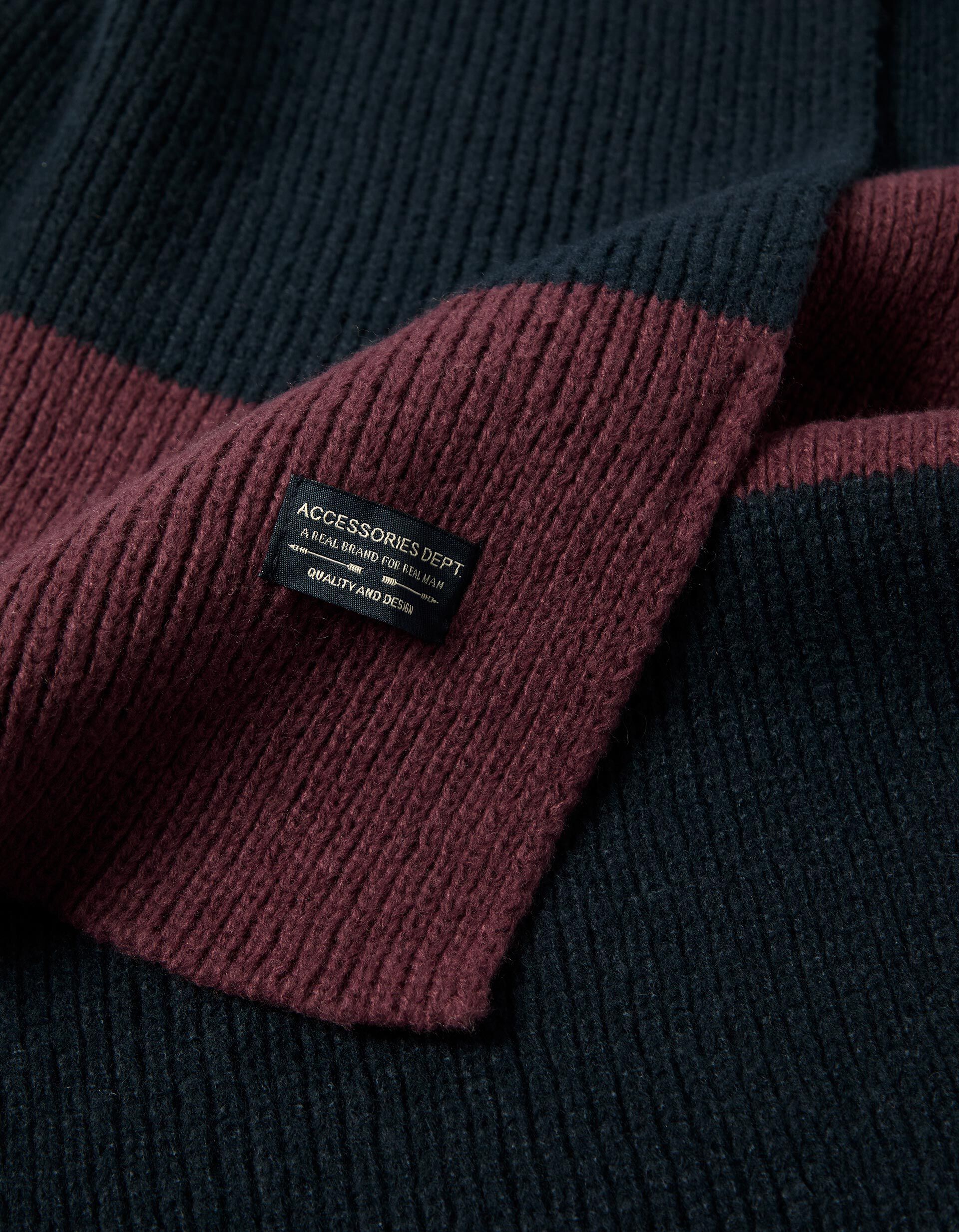 Comprar Online Cachecol de Malha, Homem, Vermelho Escuro