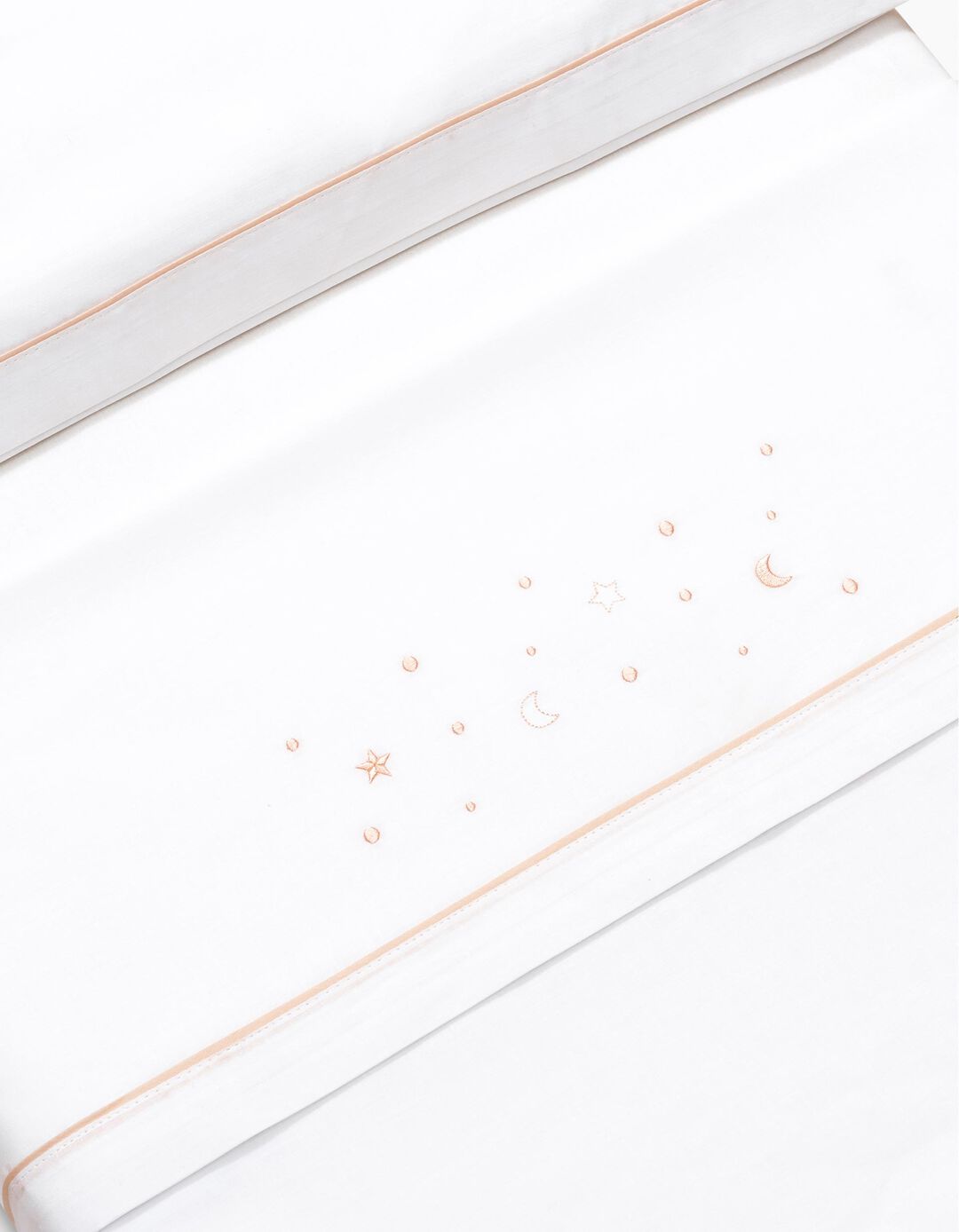 Conjunto de Len&ccedil;&oacute;is, 3 Pe&ccedil;as de Algod&atilde;o 'Stars' 60x120 cm, Rosa