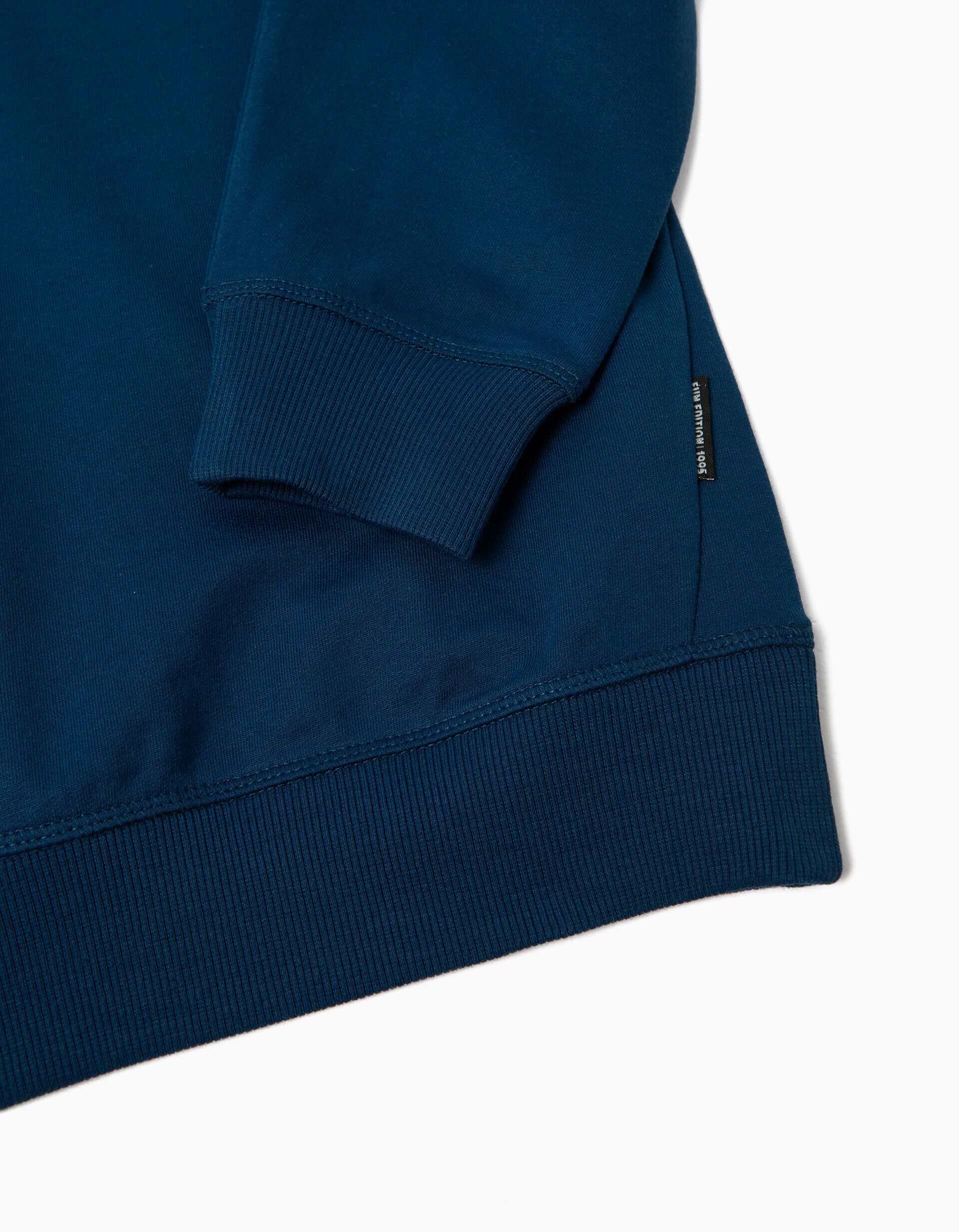 Comprar Online Sweatshirt com Fecho, Menino, Azul Escuro