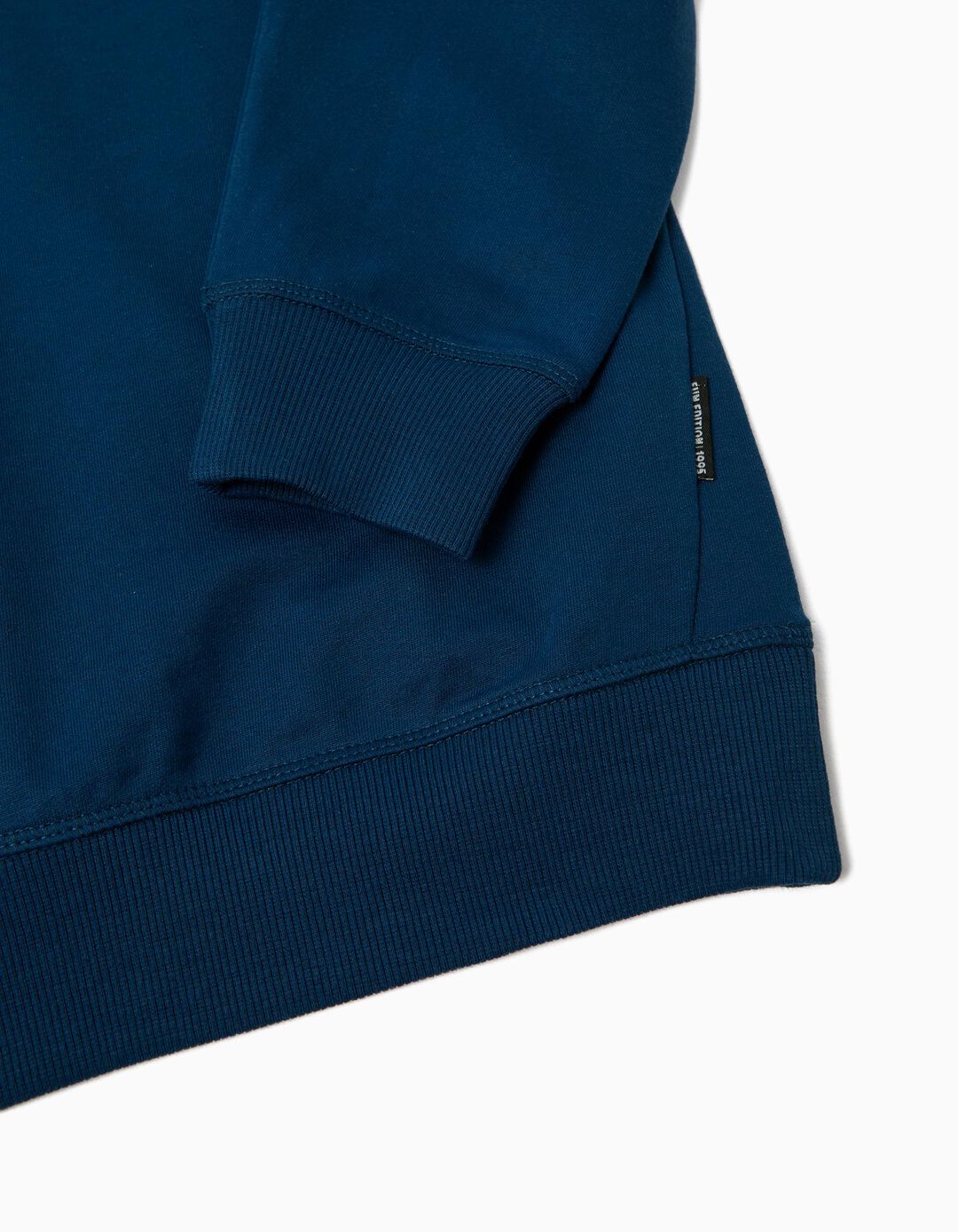 Sweatshirt com Fecho, Menino, Azul Escuro