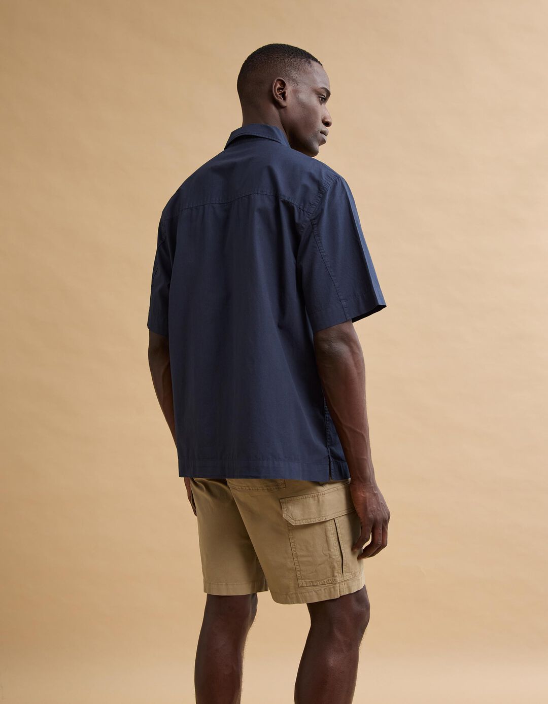 Camisa Popline, Homem, Azul