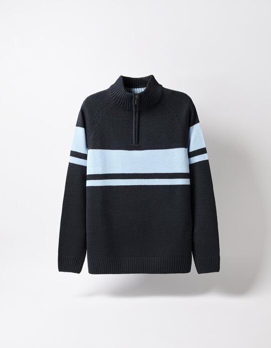 Comprar Online Camisola de Malha, Homem, Azul Escuro