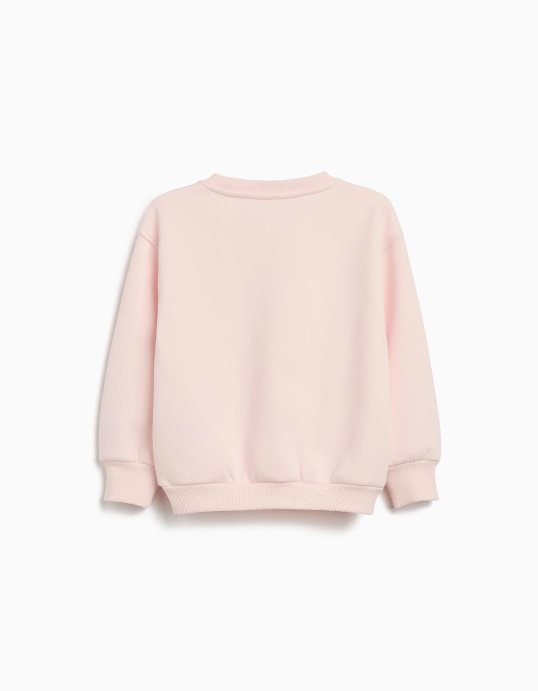 Sweatshirt de Felpa, Menina, Rosa Claro