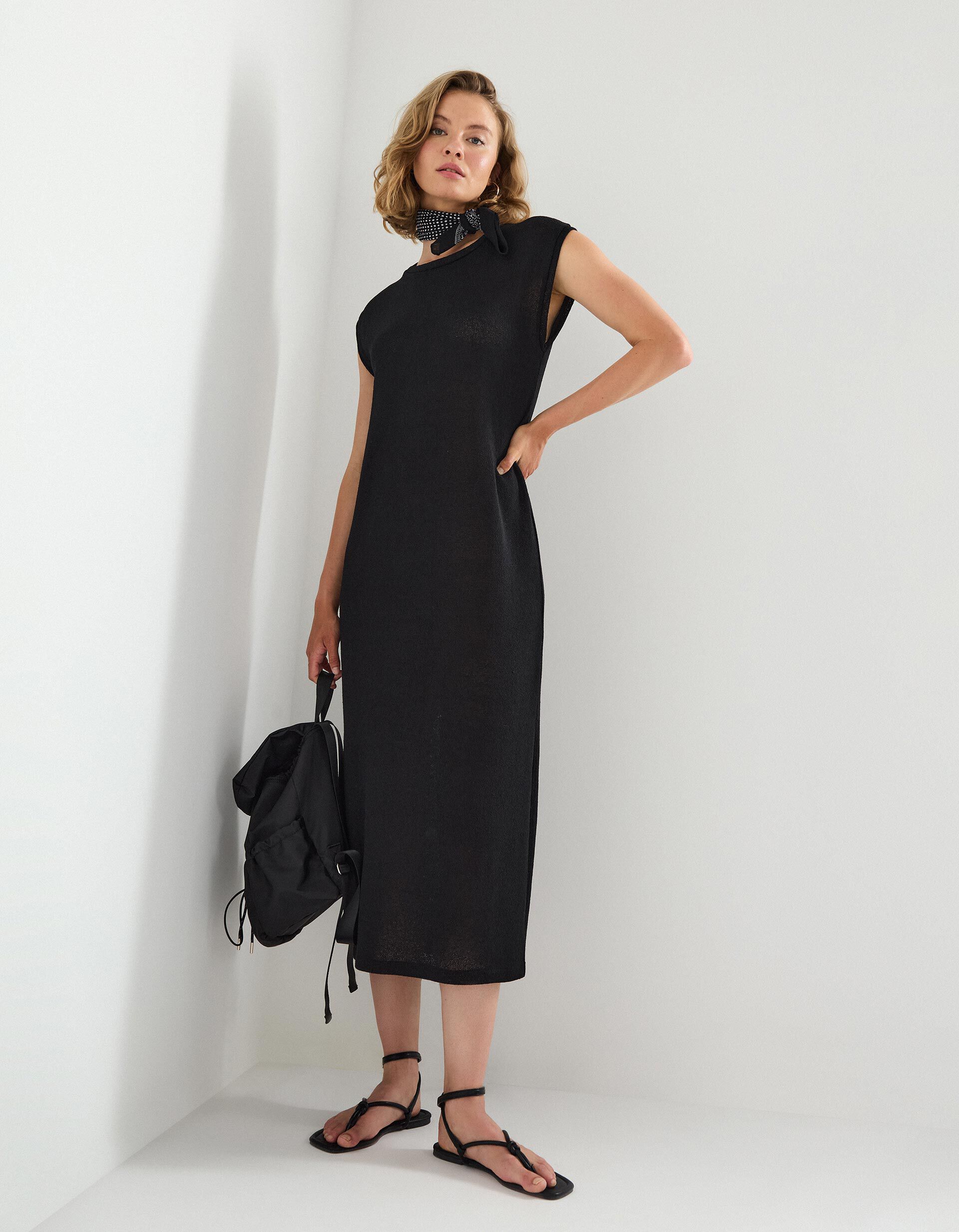 Comprar Online Vestido Comprido, Mulher, Preto