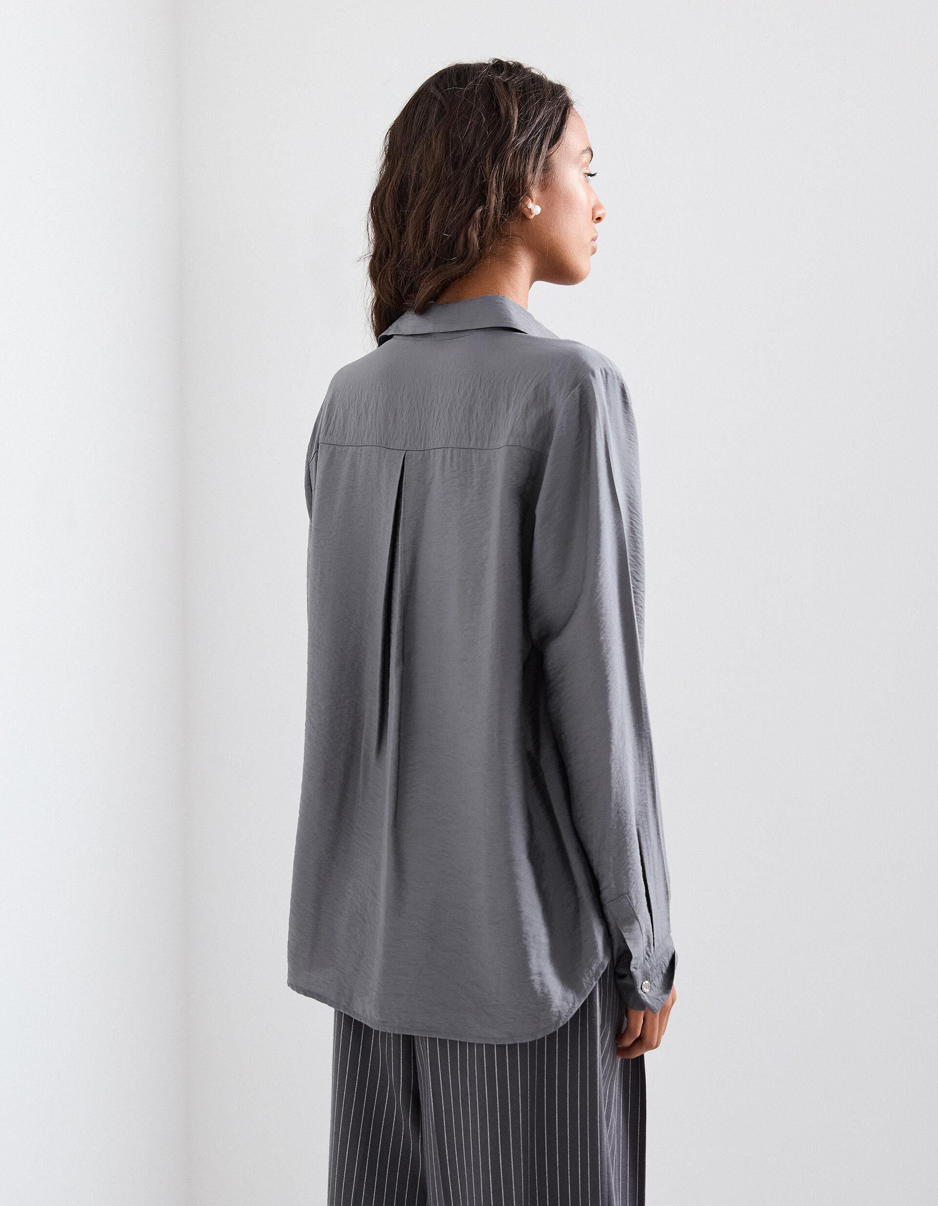 Comprar Online Camisa, Mulher, Cinzento Escuro