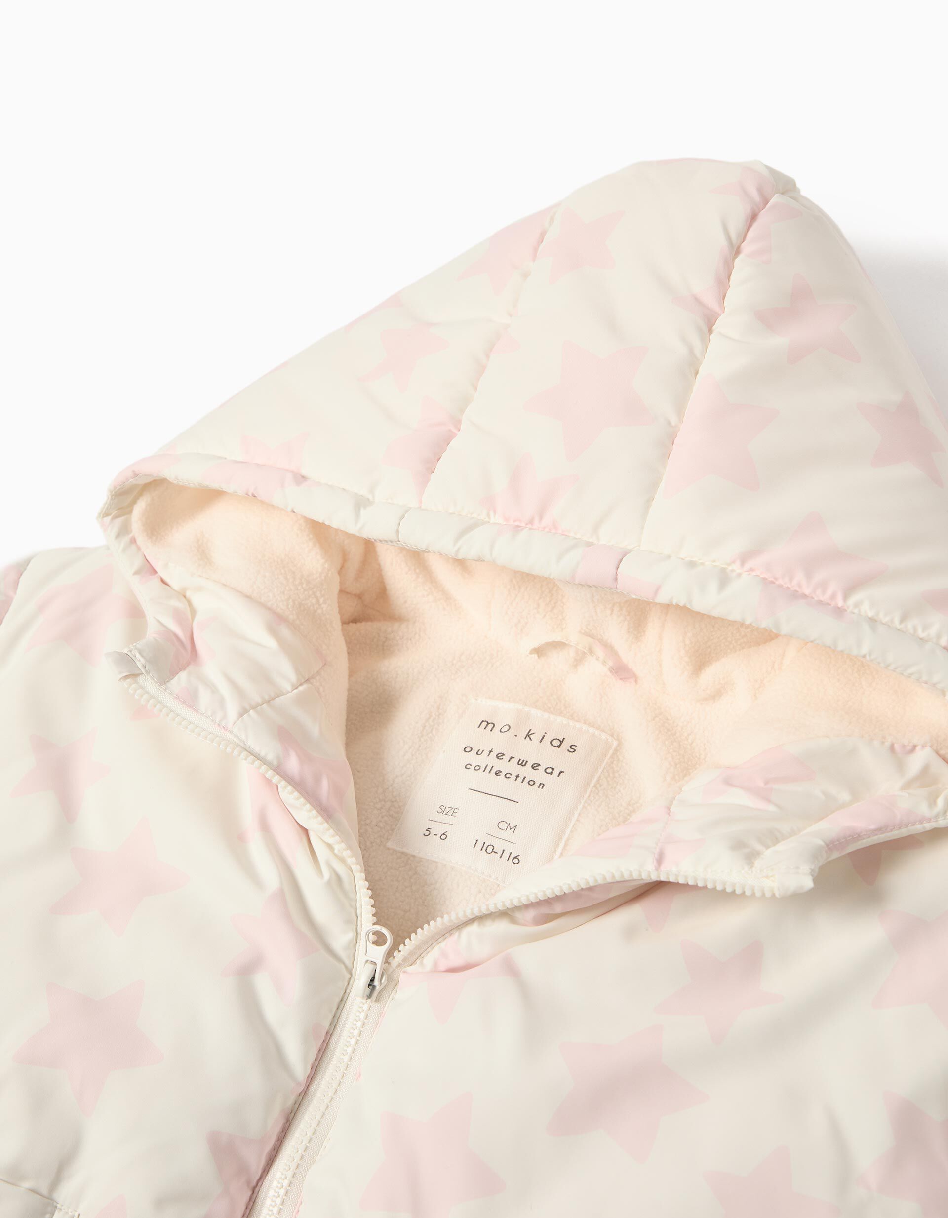 Comprar Online Casaco Acolchoado Capuz, Menina, Branco