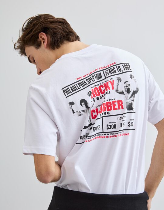 Comprar Online T-shirt Manga Curta, Homem, Branco