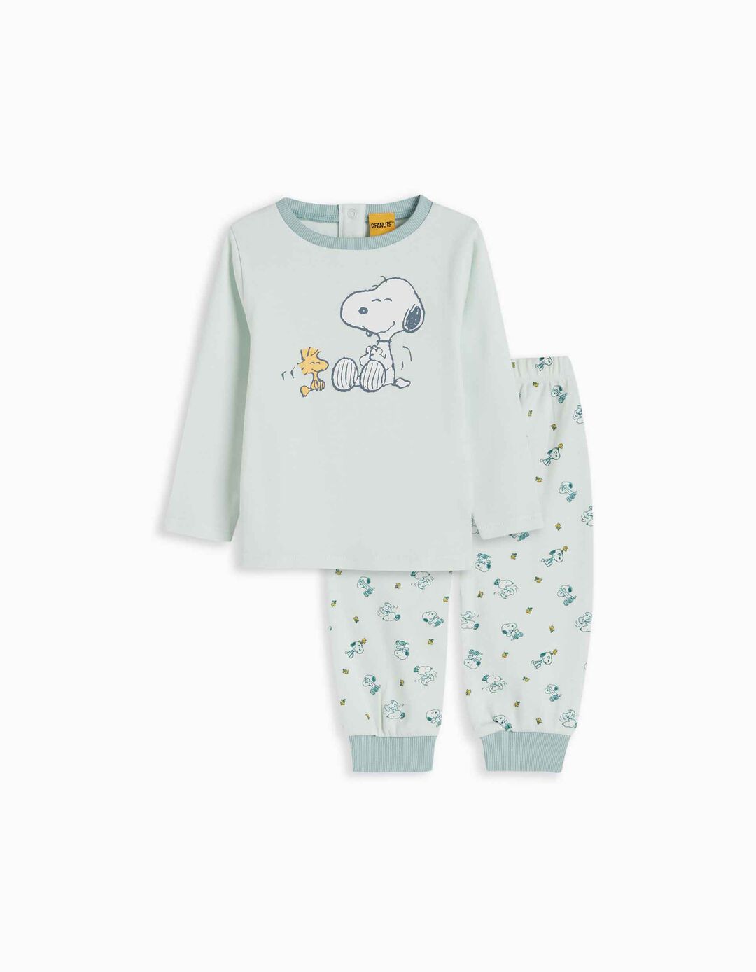 'Snoopy' pajamas, Baby Boy, Light Blue