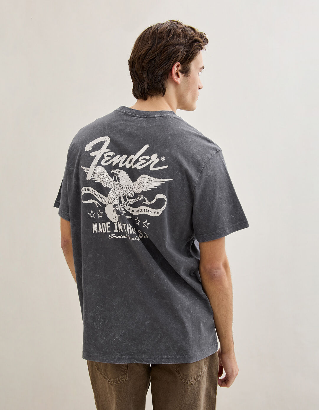 T-shirt, Homem, Cinzento Escuro