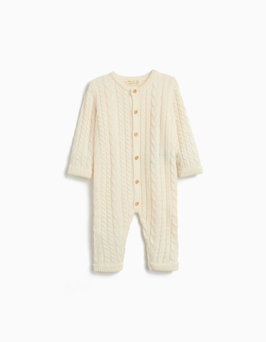 Comprar Online Macacão Malha, Recém-Nascido, Branco 