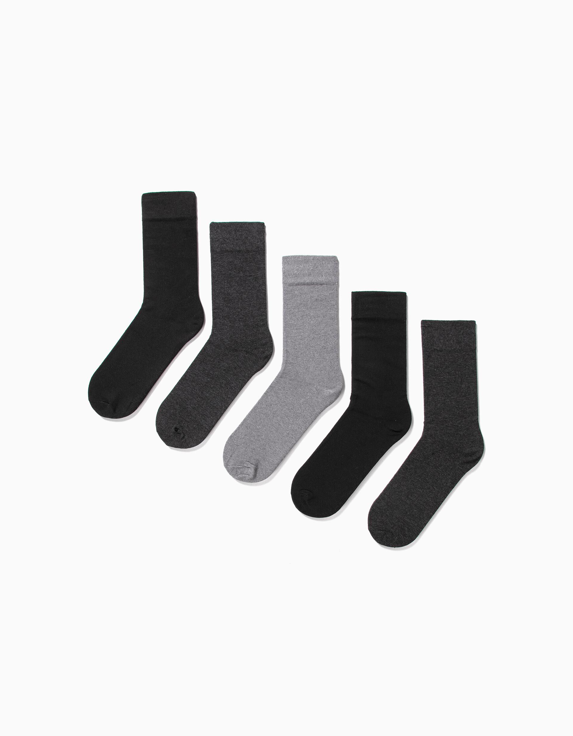 Comprar Online 5 Meias, Homem, Cinza Escuro