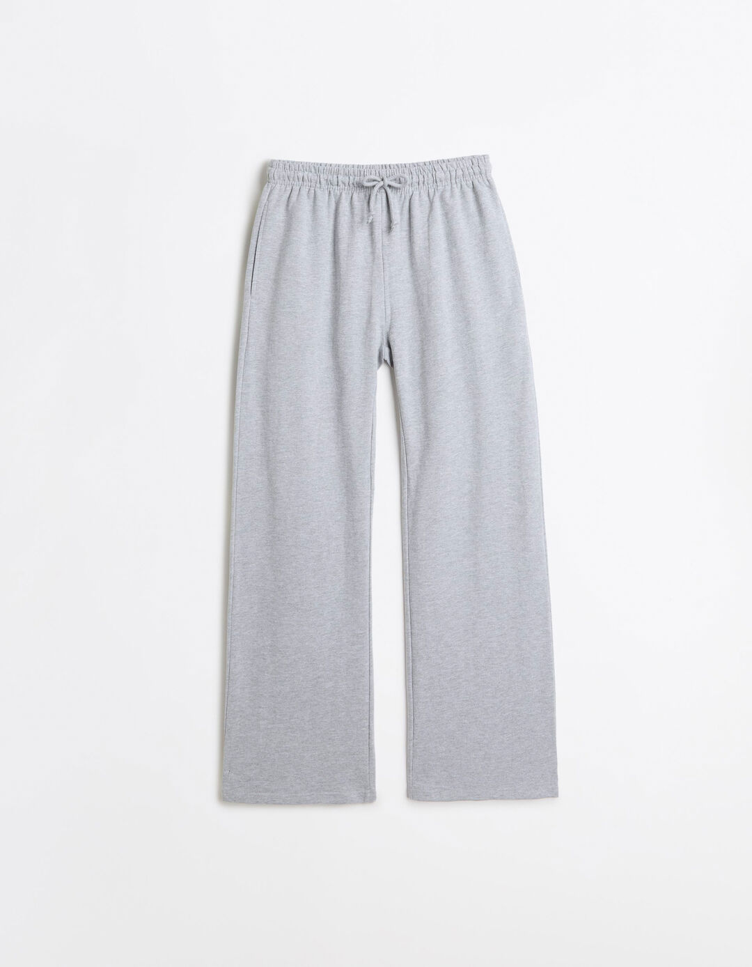 Cal&ccedil;as Jogger Wide Leg, Mulher, Cinzento