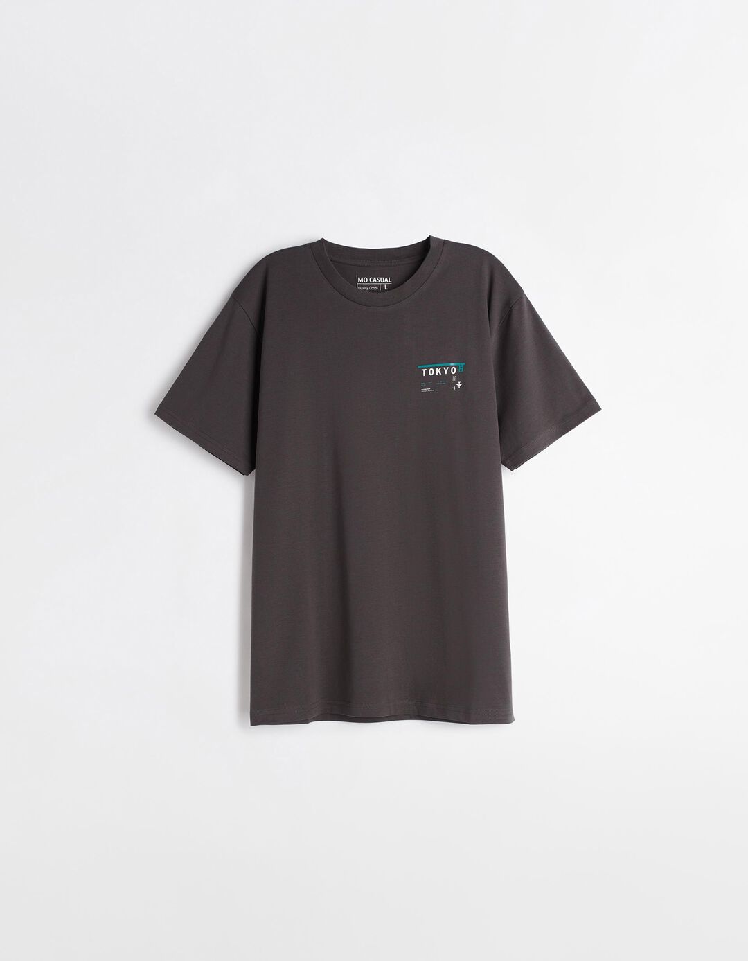 T-shirt Estampado, Homem, Castanho Escuro