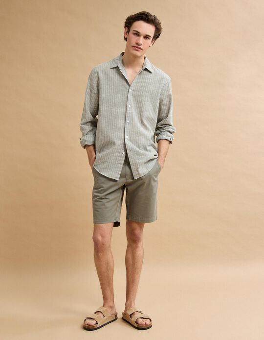 Comprar Online Cal&ccedil;&otilde;es Chino, Homem, Verde