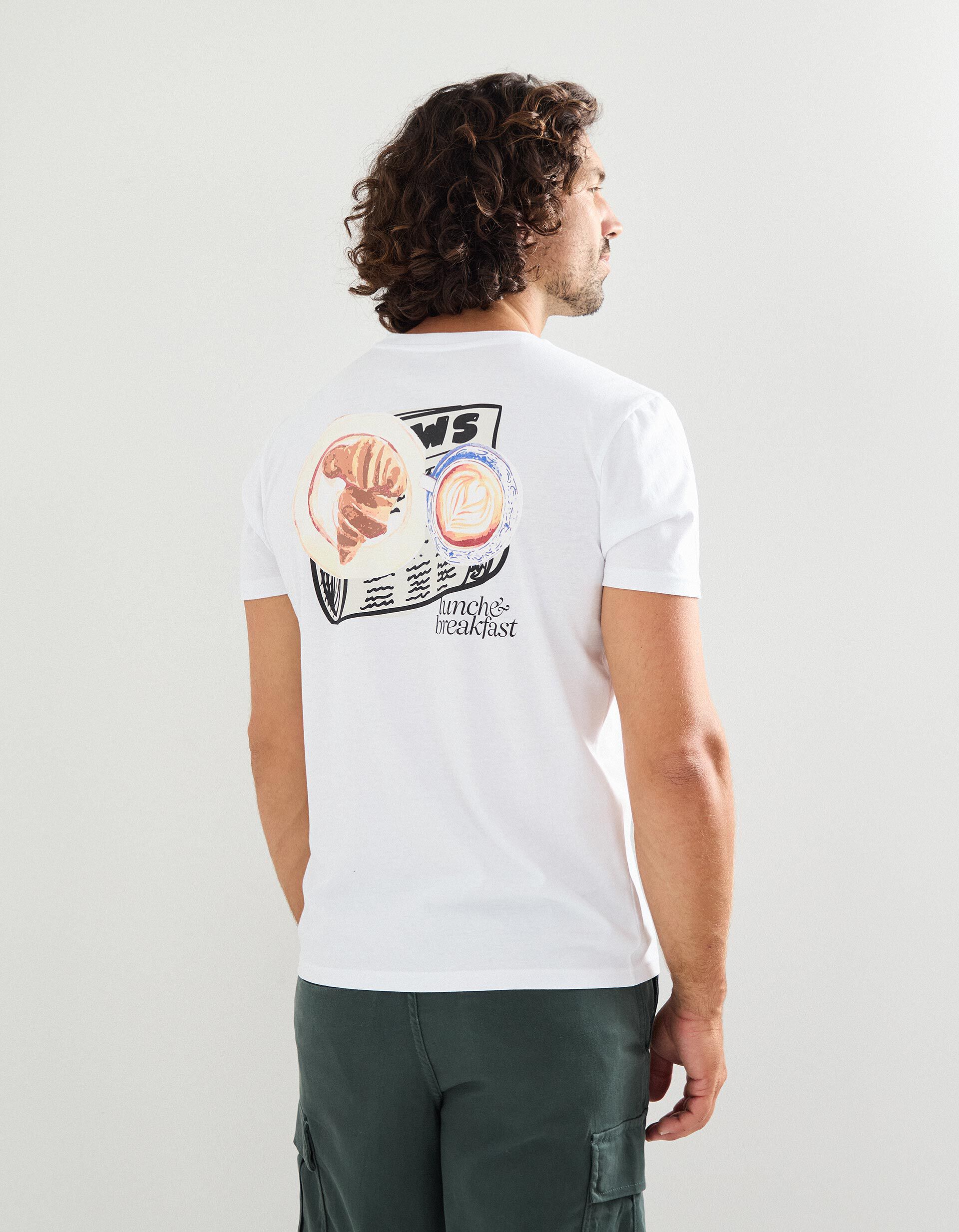 Comprar Online T-shirt Print, Homem, Branco