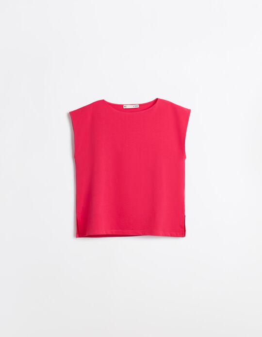 Comprar Online T-shirt, Mulher, Rosa Escuro