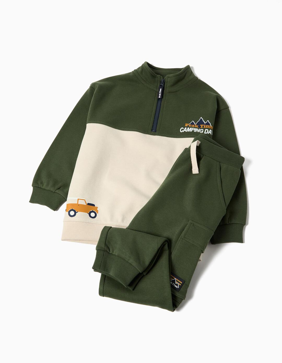 Conjunto de Jogging, Menino, Verde Escuro