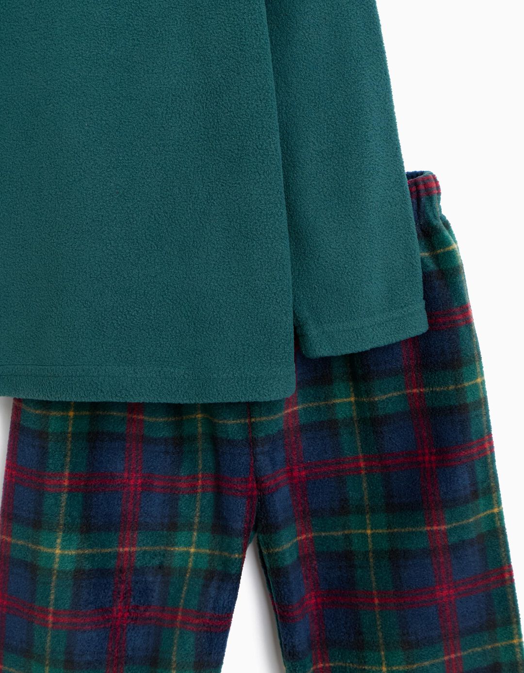 Pijama Polar De Natal, Menina, Verde Escuro