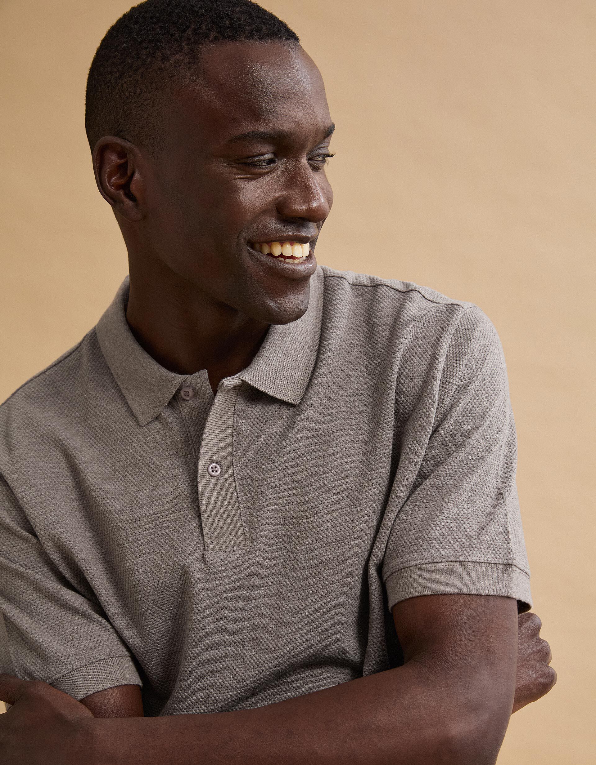 Comprar Online Polo Piquet, Homem, Castanho