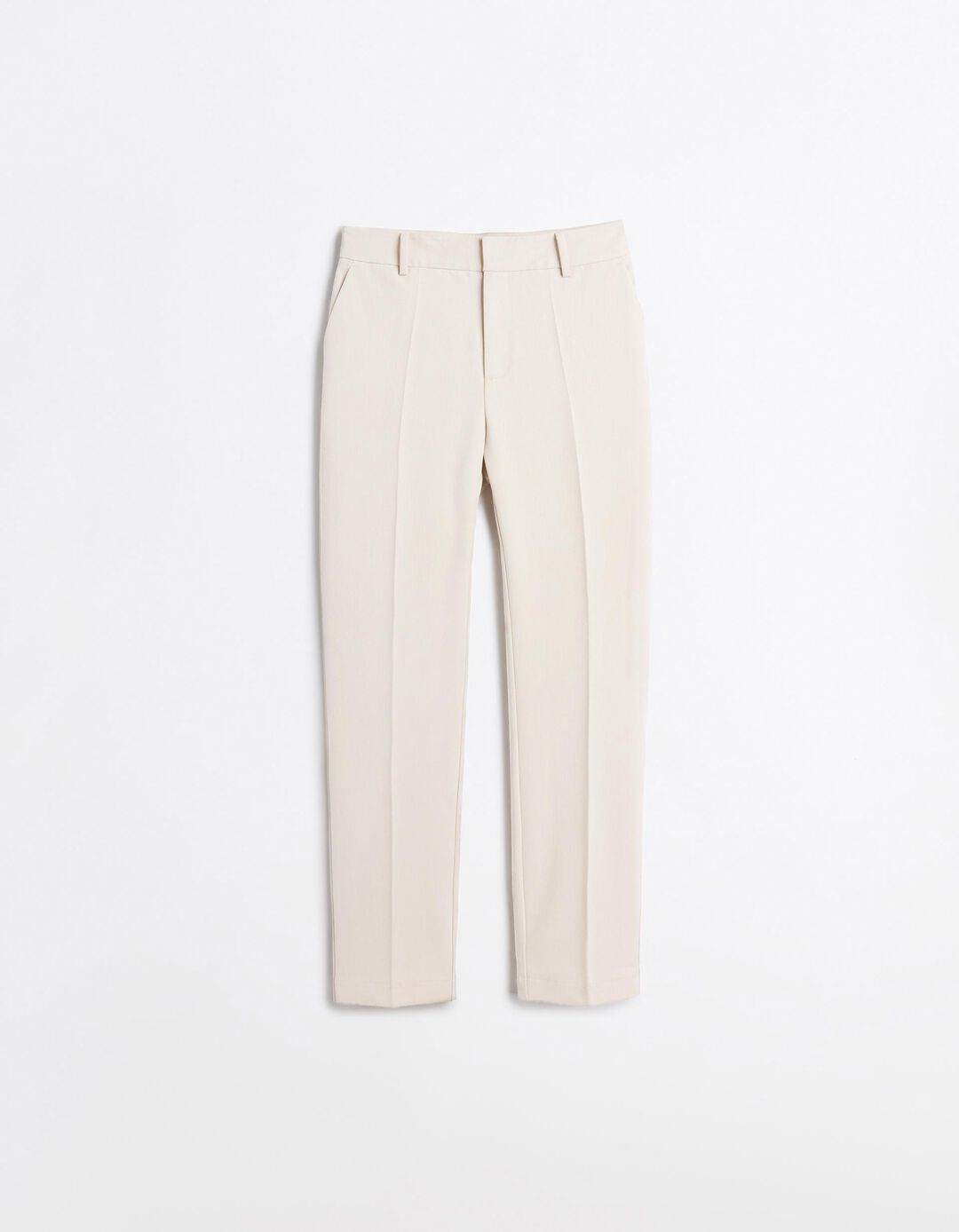 Cal&ccedil;as Tailored, Mulher, Bege
