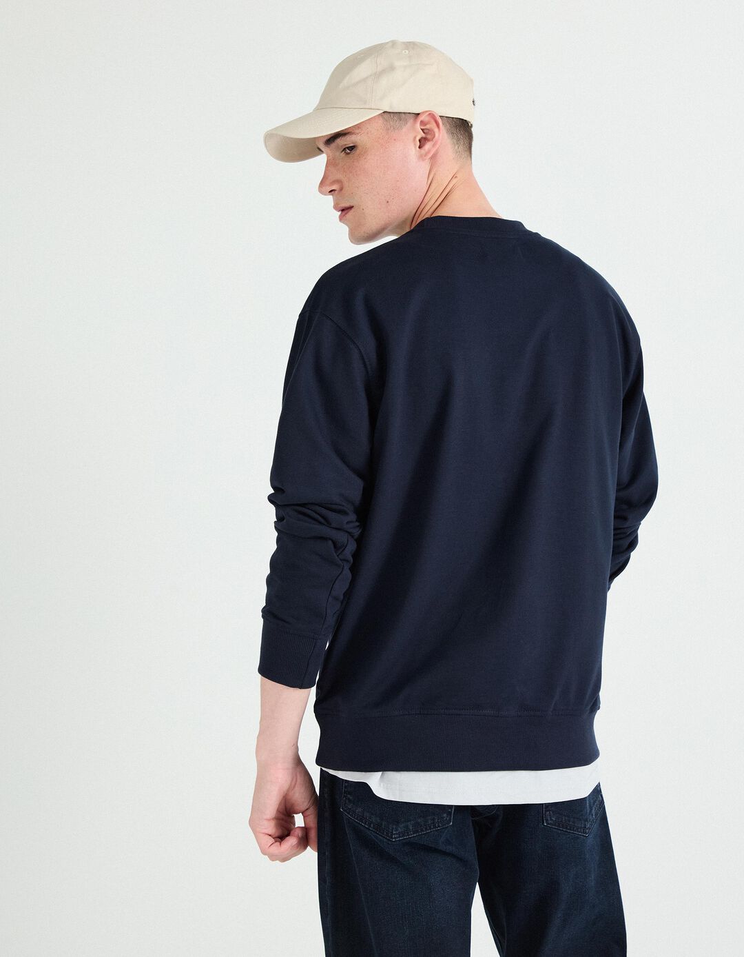 Sweatshirt de Felpa, Homem, Azul Escuro