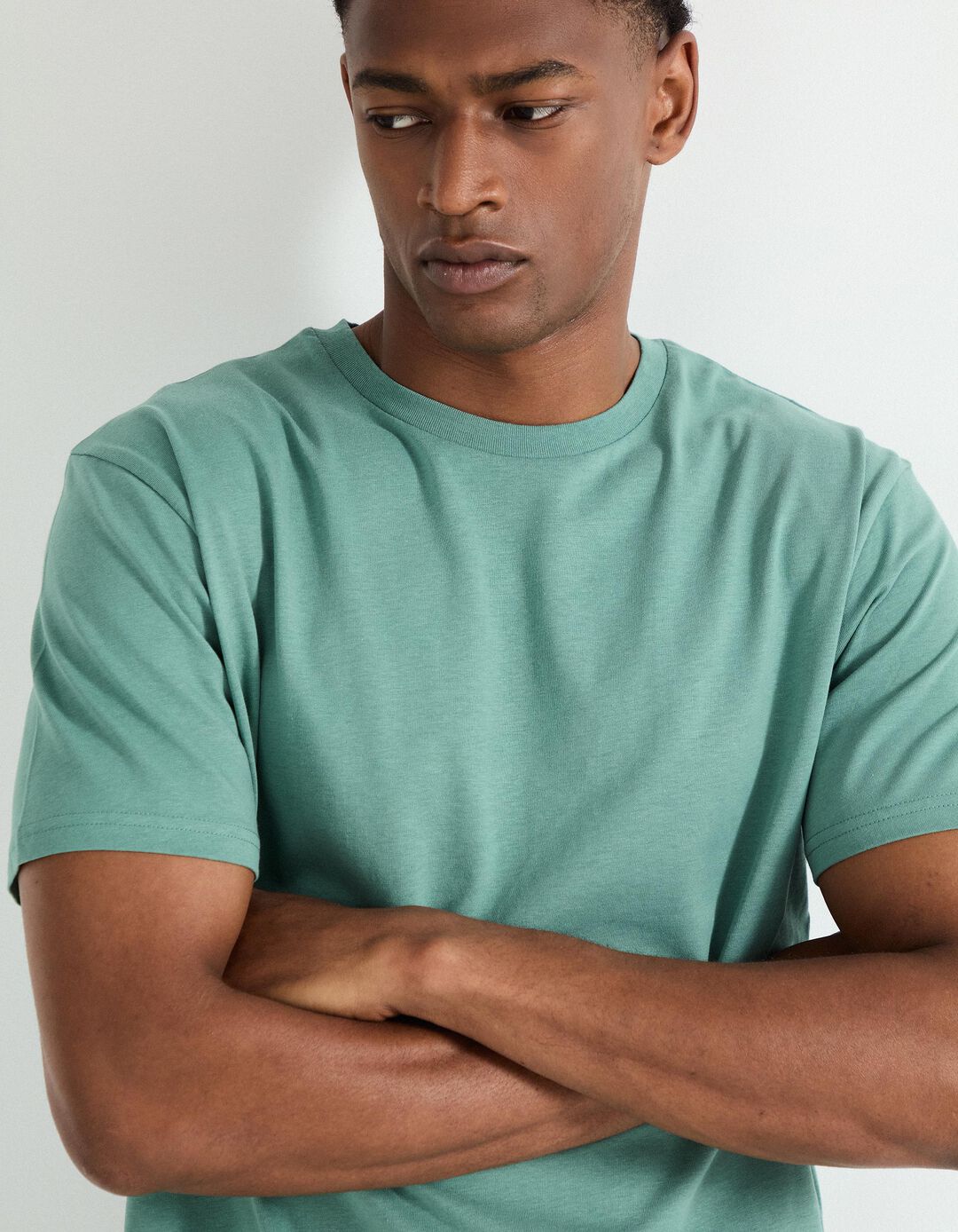 T-shirt, Homem, Verde