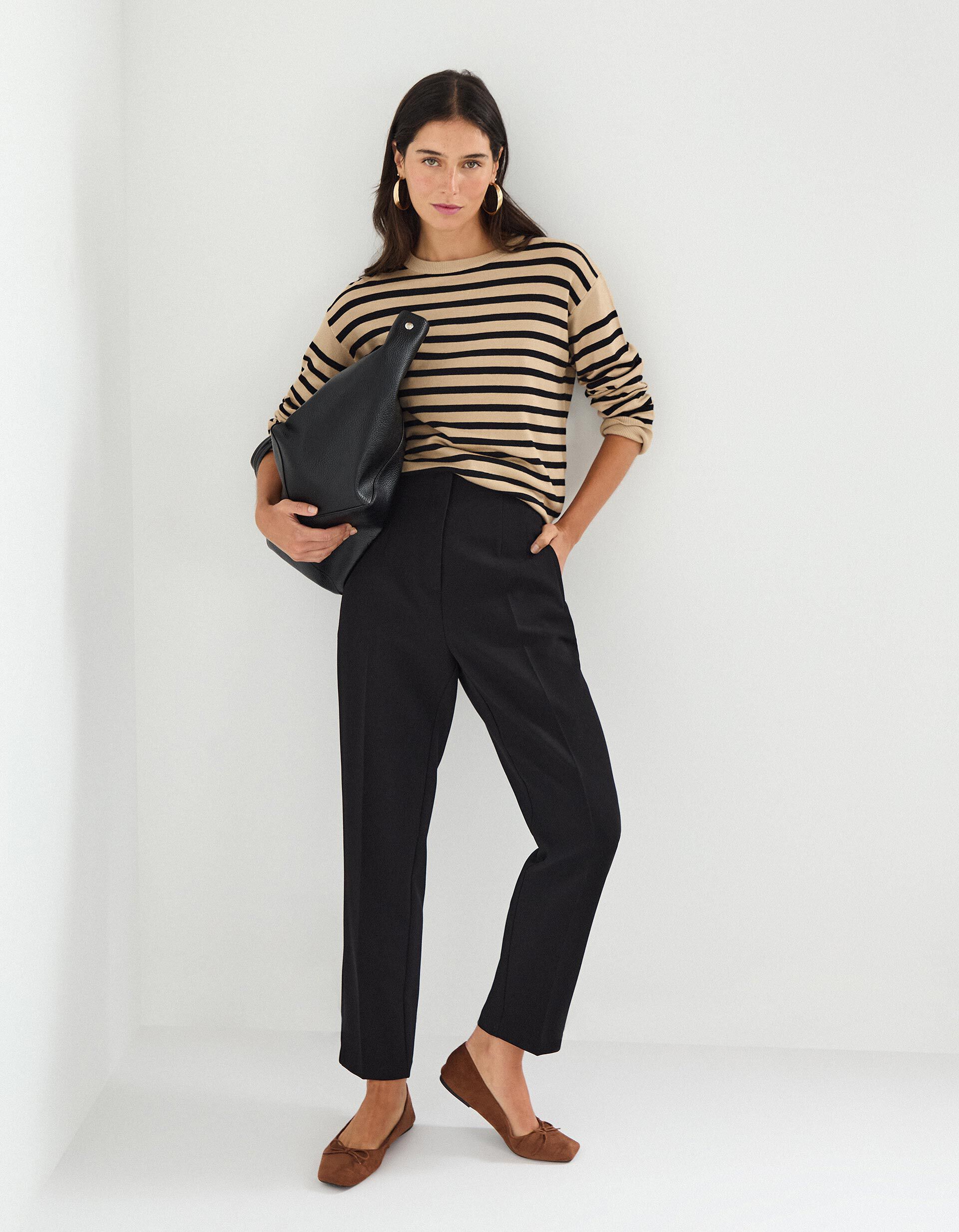 Comprar Online Cal&ccedil;as Cintura Subida, Mulher, Preto