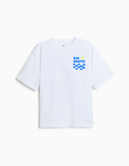 Comprar Online T-shirt Estampado, Menino, Branco