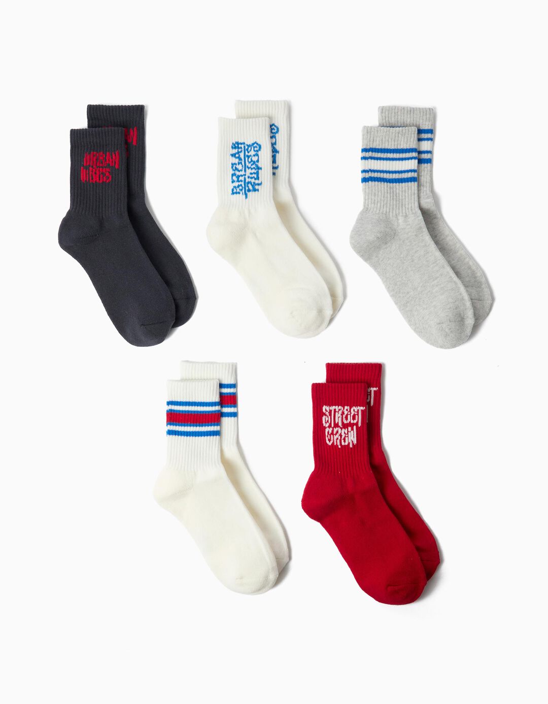 Pack 5 Pares De Meias, Menino, Multicolor