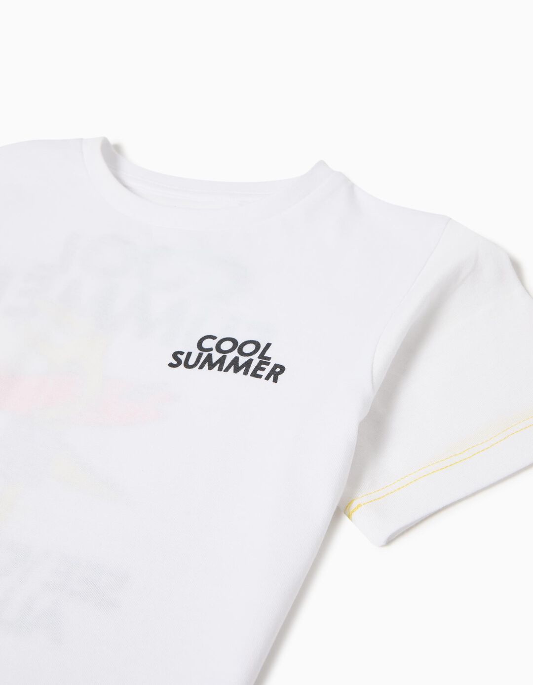 T-shirt, Menino, Branco