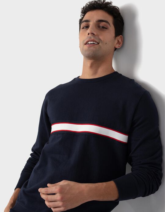Sweatshirt with Stripe
