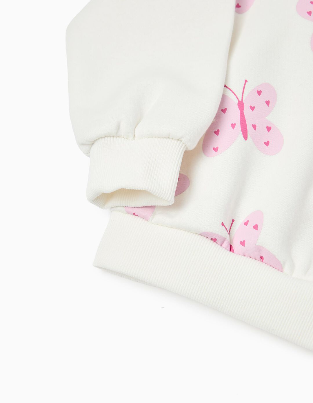 Sweatshirt, Menina, Branco