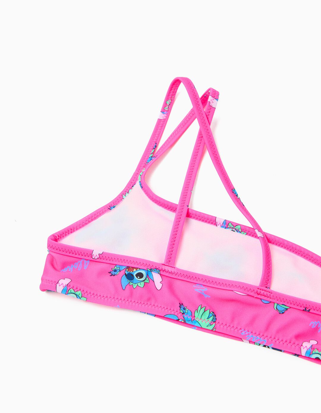 Biqu&iacute;ni 'Stitch' &copy;Disney, Menina, Rosa