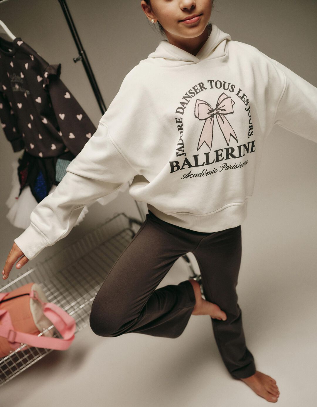 Conjunto de Jogging, Menina, Branco