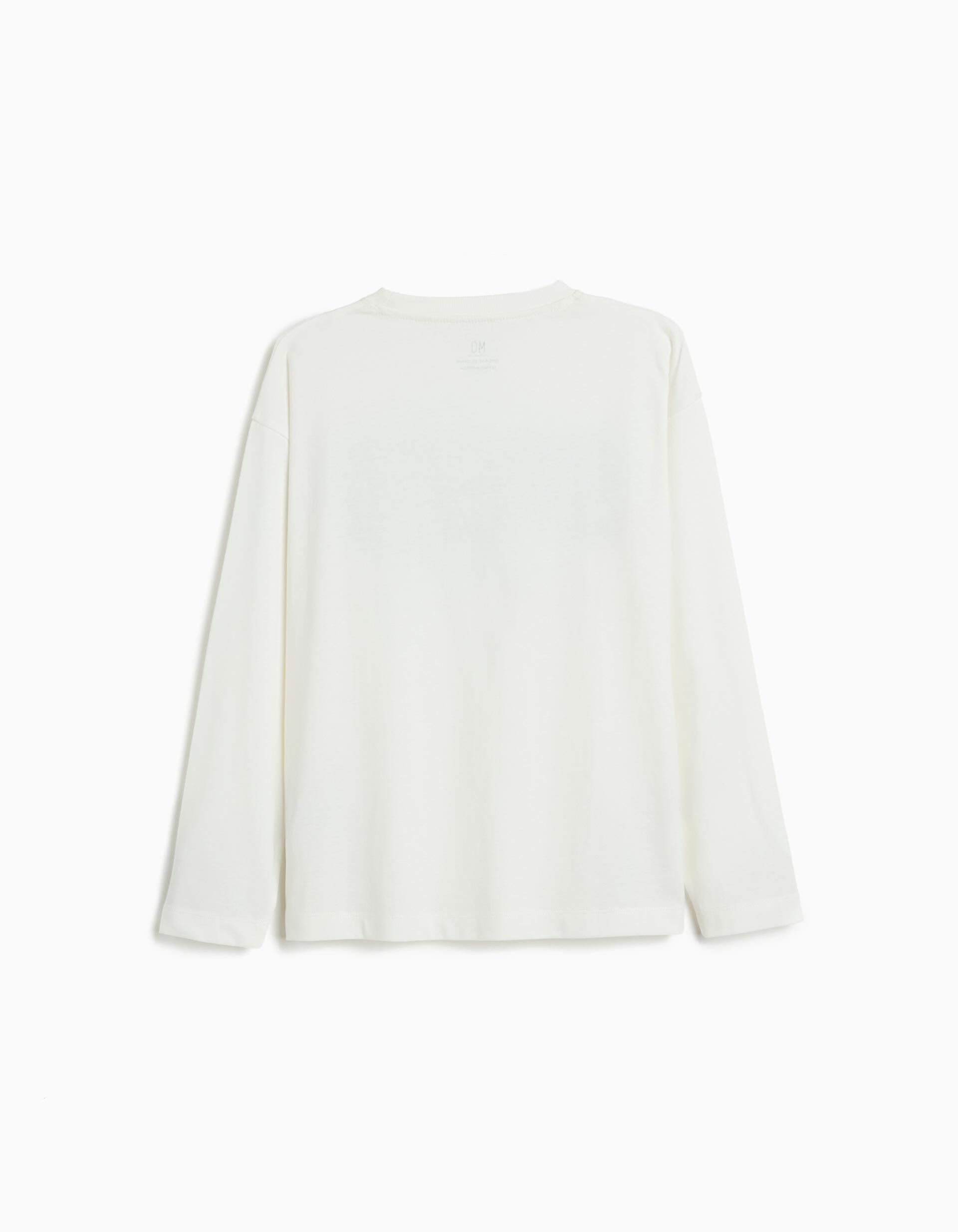 Comprar Online T-shirt de Manga Comprida, Menino, Branco