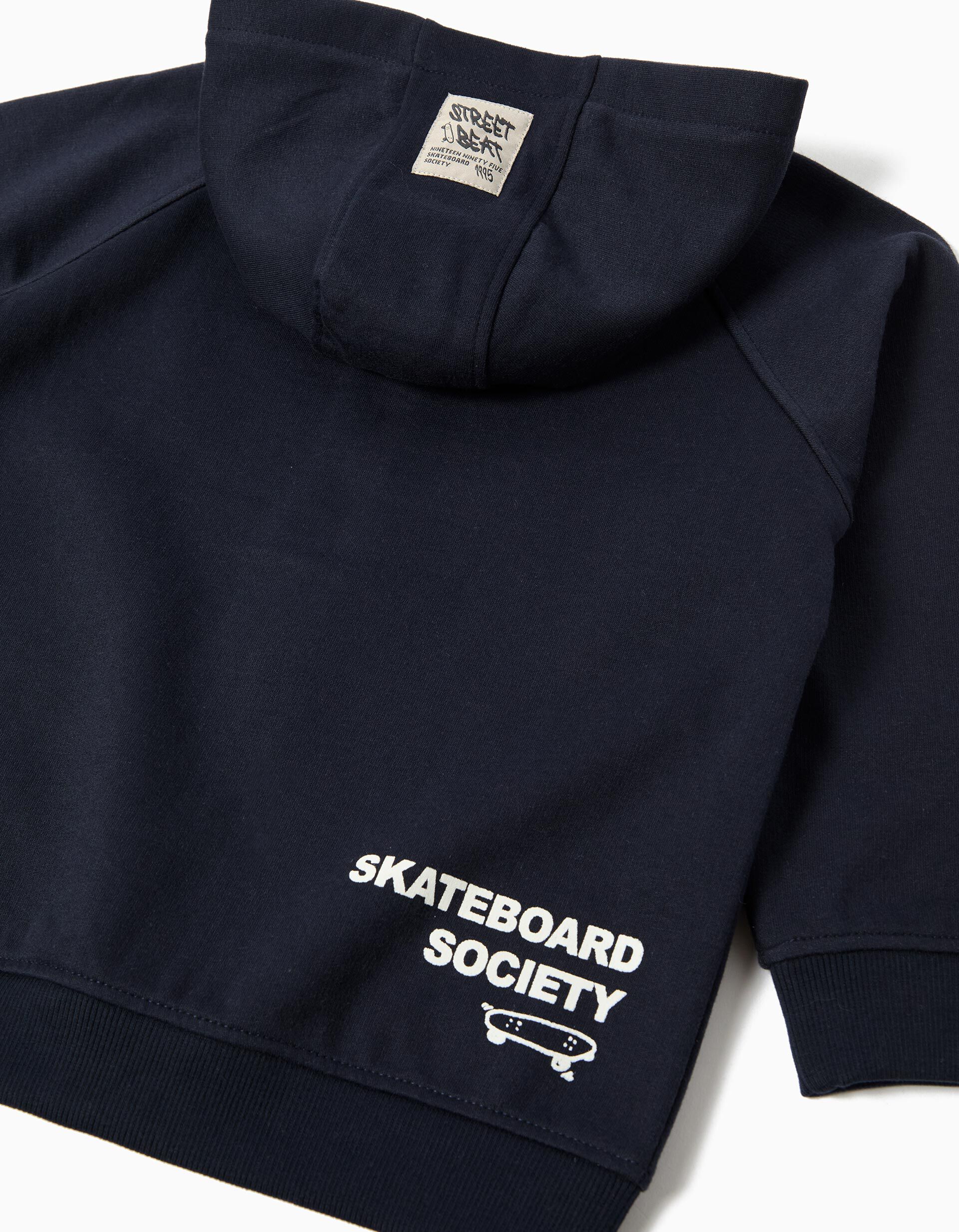 Comprar Online Casaco com Capuz, Menino, Azul Escuro 