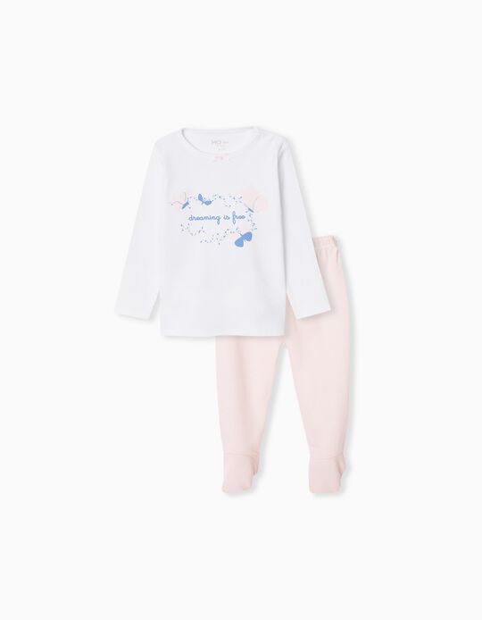 Pijama, Bebé Menina, Branco